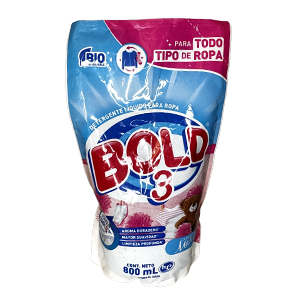 Detergente Líquido Bold 3 800 ml